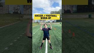 Kickstart Your SOCCER Game Easy and Effective Warmup Routine Beginners 🔥🔥soccer football shorts [upl. by Rebhun870]