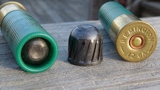 Remington 12 GA 3quot Magnum Slug Gel Test [upl. by Nnahgem770]