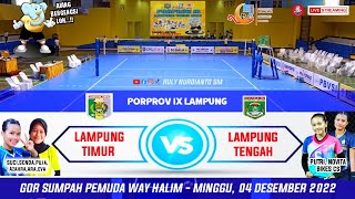 LIVE PORPROV LAMPUNG VOLI PUTRI LAMTIM SUCIPUJAAMELARSENDAAZAHRA 🆚 LAMTENG BIKESPUTRI [upl. by Dupuy]