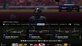 Madden Steelers vs Ravens [upl. by Summons]