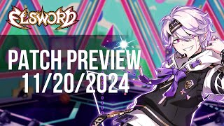 Elsword Official  11202024 Patch Preview [upl. by Kwok31]