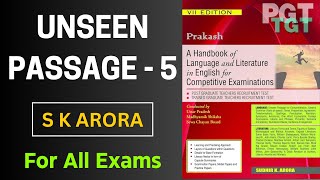 English Comprehension Practice Set  5 l Unseen Passage l Passage Solving Tricks l [upl. by Elazaro592]