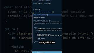 What does useState return In Reactjs reactjs softwareengineer [upl. by Ias]