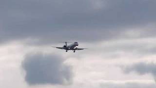 ERJ 135 Lands at Albany Intl [upl. by Sonafets]