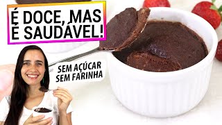 PEGUE AVEIA BANANA E CACAU E FAÃ‡A A SOBREMESA SAUDÃVEL PERFEITA FÃCIL E RÃPIDA [upl. by Lussi]