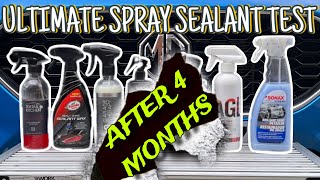 CHEAP v EXPENSIVE ULTIMATE SPRAY SEALANT SHOOT OUT RESULTS AFTER 4 MONTHS [upl. by Monia155]