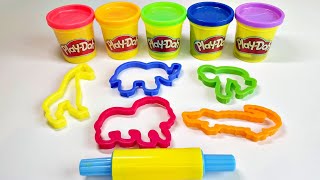 Toddler Learning Video  Play Doh Animals [upl. by Lynch]