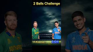 Hanrich Klassen vs Subhman Gill 22 Balls challenge shorts shortsfeed [upl. by Thamora509]