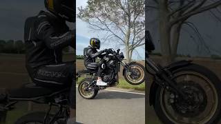 Yamaha XSR700 Arrow exhaust🔥 shorts [upl. by Wendin]