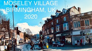 Discover Moseley Village before Coronavirus lockdown  Birmingham England  UK 2020 [upl. by Eyllib]