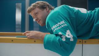 Sonnet Insurance  I am Morgan Rielly Commercial 30 sec [upl. by Irme]