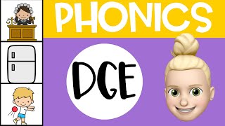 DGE Sound  DGE Trigraph  Phonics for Kids [upl. by Alaster135]