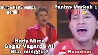 Hady Mirza  Romancinta Gegar Vaganza All Star Minggu 7 🇮🇩 Reaction  Harus Dapat Markah 1 ‼️ [upl. by Travers888]