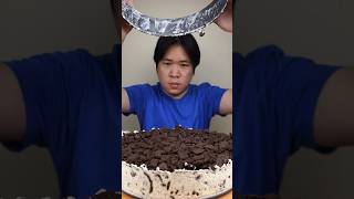 EATING OREO ICE CREAM CAKE asmr mukbang [upl. by Libre]