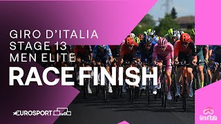 VICTORY IN CENTO 🙌  Giro DItalia Stage 13 Race Finish  Eurosport Cycling [upl. by Binette]