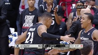 Crosstown Shootout Highlights Cincinnati 86 Xavier 78 Courtesy ESPN [upl. by Barret]