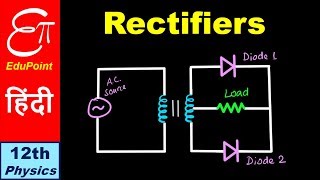 🔴 RECTIFIER Construction Using Diodes  Semiconductor  12  in HINDI [upl. by Dukie]