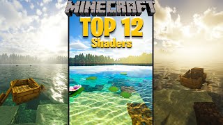 TOP 12 Minecraft Shaders of ALL TIME [upl. by Zoie]