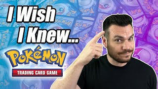 I Wish I Knew This BEFORE Collecting Pokemon Cards [upl. by Schechinger510]