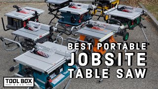 Best Portable Job Site Table Saw  Head2Head [upl. by Irma]