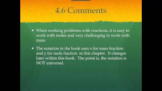 Fractional Conversion and Extent of Reaction [upl. by Aubin]