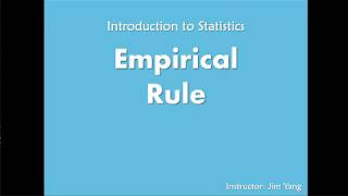 Empirical Rule [upl. by Ced]