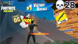 Fortnite Reload  High Kill Solo vs Duos OG Gameplay Keyboard amp Mouse [upl. by Alene]