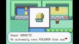 How to get omanyte in pokemon fire red version [upl. by Avram450]