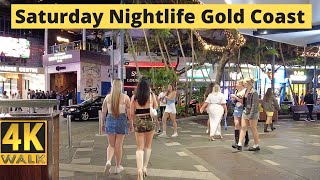 Nightlife Australia  Surfers Paradise  Gold Coast  2024 🇦🇺 Saturday Night Fun [upl. by Yanttirb222]