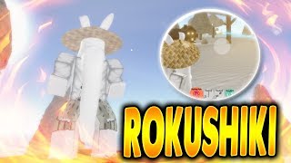 ROKUSHIKI FIGHTING STYLE  Mythical Fruits Online  Roblox One Piece  iBeMaine [upl. by Ayardna]