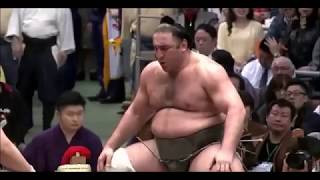 Arawashi vs Tochinoshin  Osaka 2018 Day 7 [upl. by Oznol]