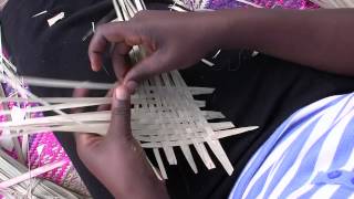 Traditional African Weaving in Uganda [upl. by Kiker]