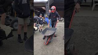 50cc motorized wheelbarrow at vintage machinery show [upl. by Saunders]