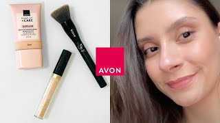 Base Sérum  Corretivo Power Stay  Avon  Querida Pele [upl. by Vil310]