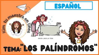 LOS PALÍNDROMOS PARA NIÑOS QUÉ SON EJEMPLOS [upl. by Amjan]