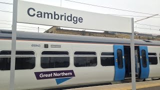 Great Northern Class 365 London Kings Cross to Cambridge semifast [upl. by Neenad]