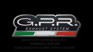 DUCATI HYPERSTRADA 821 TERMINALE GPR VIDEO CATALOGO GPR EXHAUST VIDEO CATALOGUE [upl. by Aryl772]