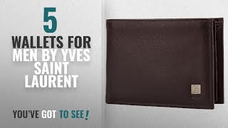 Top 10 Yves Saint Laurent Wallets For Men 2018 Yves Saint Laurent Brown Mens Wallet [upl. by Kinghorn]