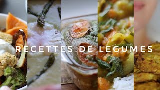 5 recettes pour MANGER PLUS DE LÉGUMES [upl. by Roehm]