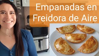 Empanadas de Jamón y Queso en Freidora de Aire Fáciles  Pastes en Freidora de Aire [upl. by Notyalc]