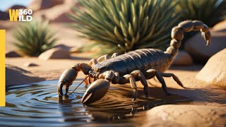 😯 How Scorpion Drinks Water scorpion [upl. by Reivaz]