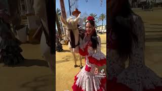 Feria de jerez de la frontera caballos horse viralvideo [upl. by Ellebana]