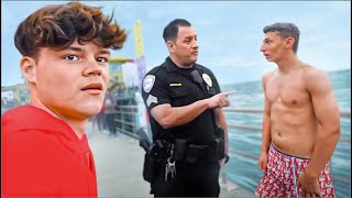 He Got Us ARRESTED for Jumping Off the Pier [upl. by Dib67]