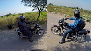 Honda Cg 125 Dream VS Suzuki GS 150 SE VS DJI Phantom 4 Pro Race Top Speed [upl. by Klusek810]