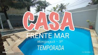 Casa FRENTE MAR • Mongaguá  SP [upl. by Assiled243]