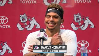 Fresno State Football Marcus McMaryion PostGame Press Conference 101417 [upl. by Dorina807]