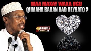 WAA MAXAY WAXA UGU QIIMAHA BADAN AAD HEYSATO ᴴᴰ┇Sh Mustafe Xaaji Ismaaciil [upl. by Ynneg744]