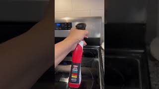 Clean the dirty stove with me cleaning stove cleaning cleanwithme stovecleaning kitchen [upl. by Wamsley697]