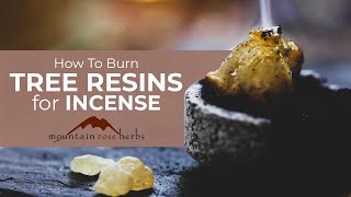 How to Burn Tree Resins for Incense [upl. by Livvyy]