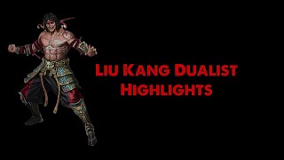 Liu Kang Dualist Highlights Set ups and Combos [upl. by Follmer]